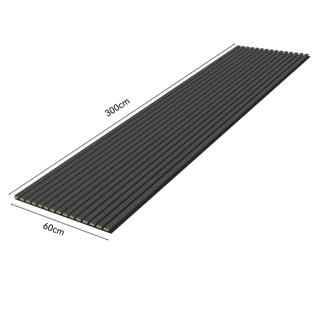 Boreal Slat Acoustic Slat Panels - Black Oak