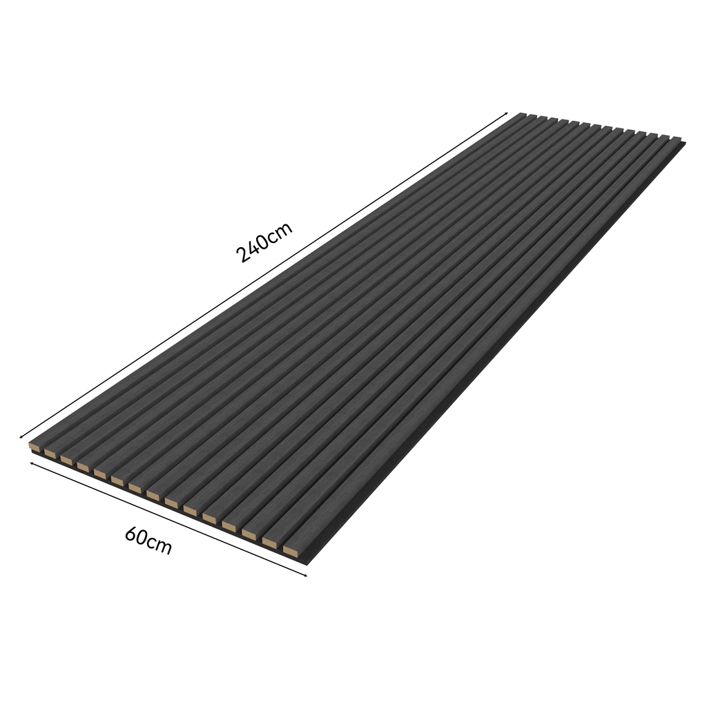Boreal Slat Acoustic Slat Panels - Black Oak