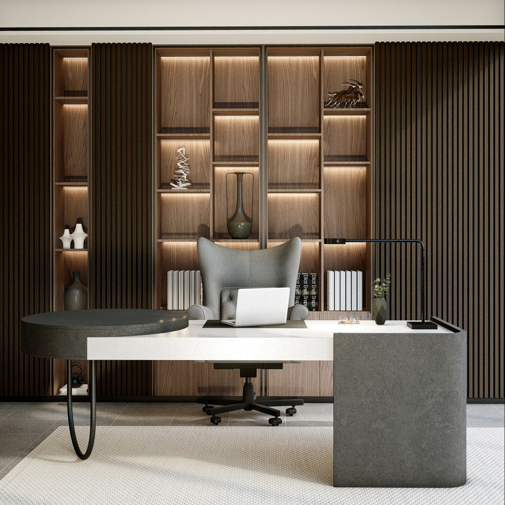 Boreal Slat Acoustic Slat Panels - Black Walnut