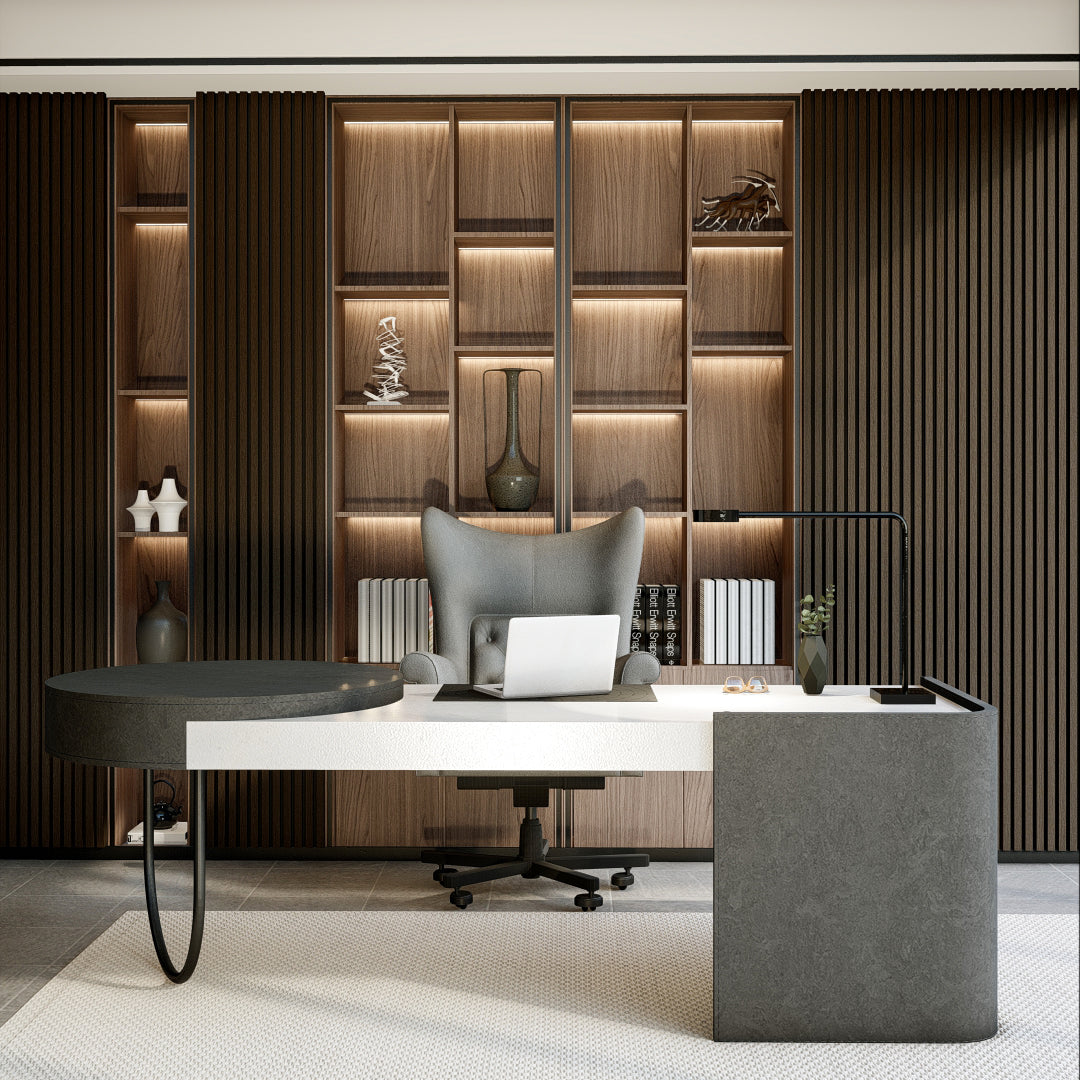 Boreal Slat Acoustic Slat Panels - Black Walnut