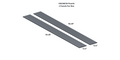 Boreal Slat Acoustic Slat Panels - Grey Oak