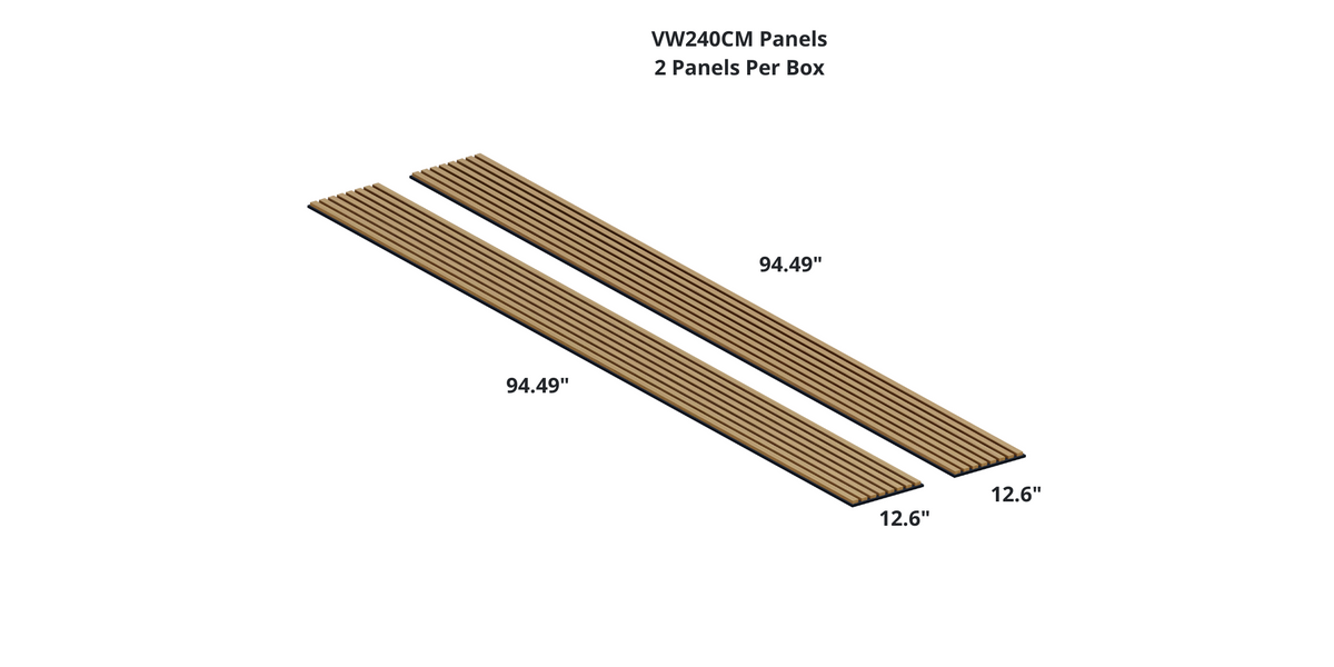 Boreal Slat Acoustic Slat Panels - Teak