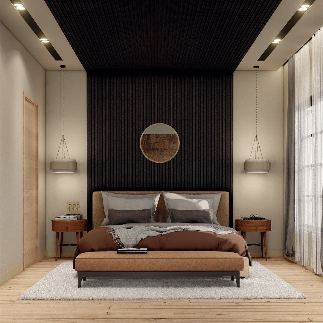 Boreal Slat Acoustic Slat Panels - Black Oak