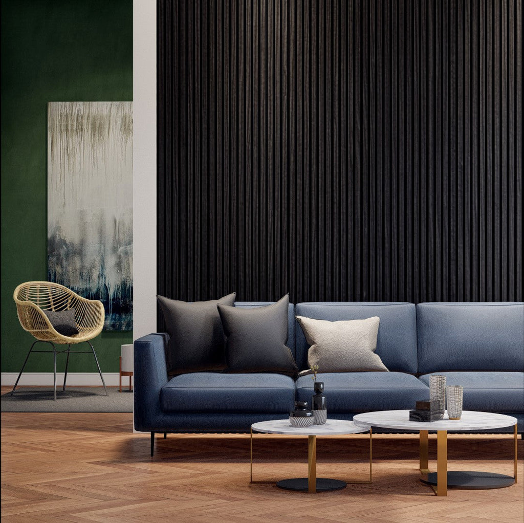Boreal Slat Acoustic Slat Panels - Black Oak