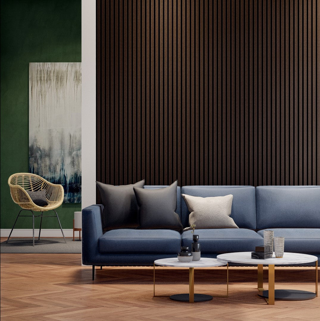 Boreal Slat Acoustic Slat Panels - Black Walnut