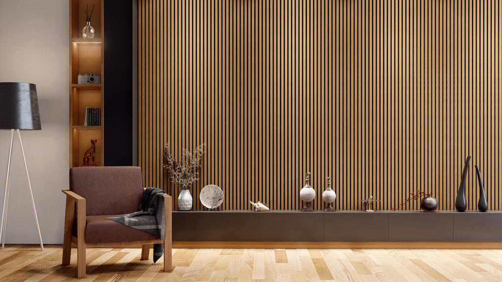 Boreal Slat Acoustic Slat Panels - Teak