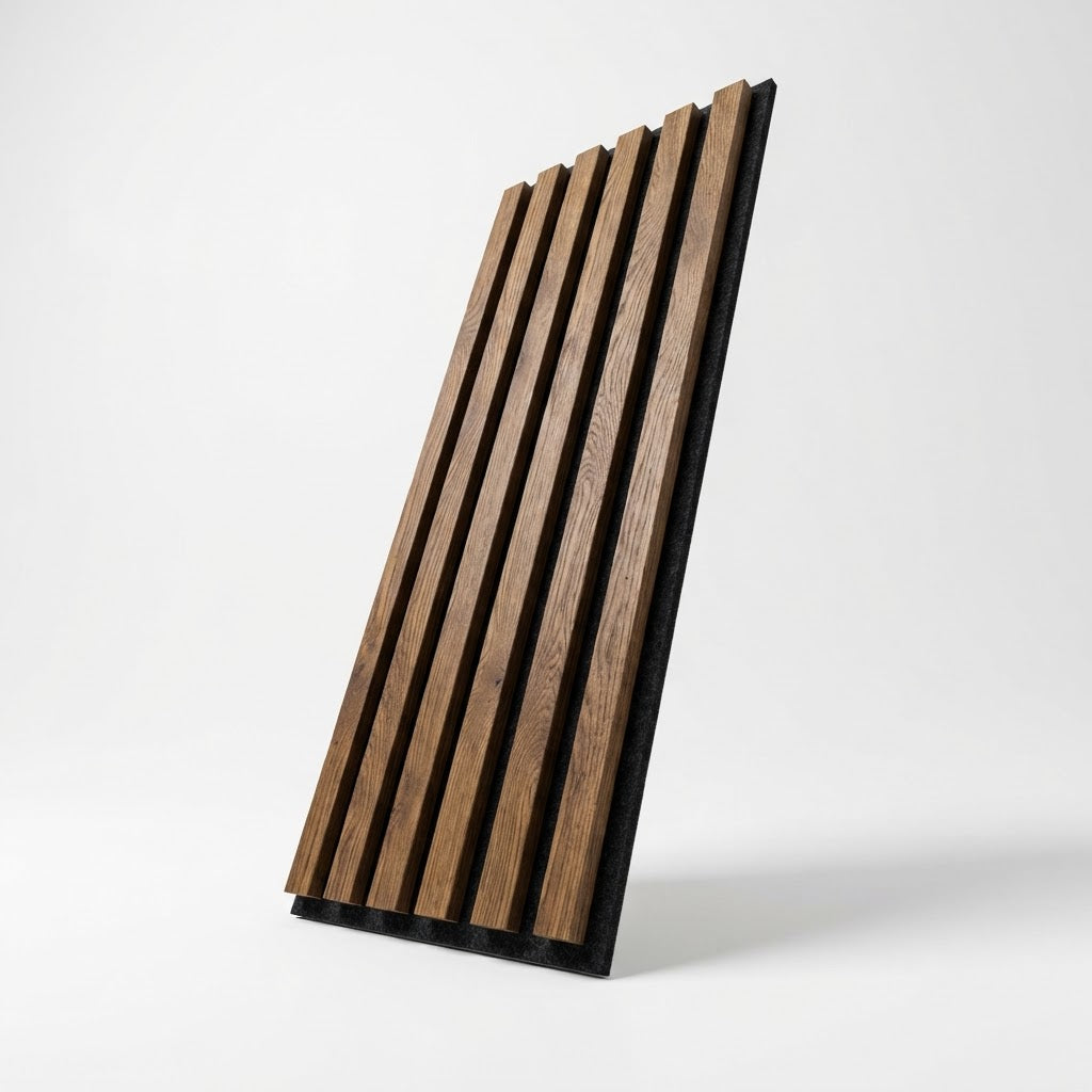 Boreal Signature Walnut Acoustic Wall Panel — 270cm × 110cm